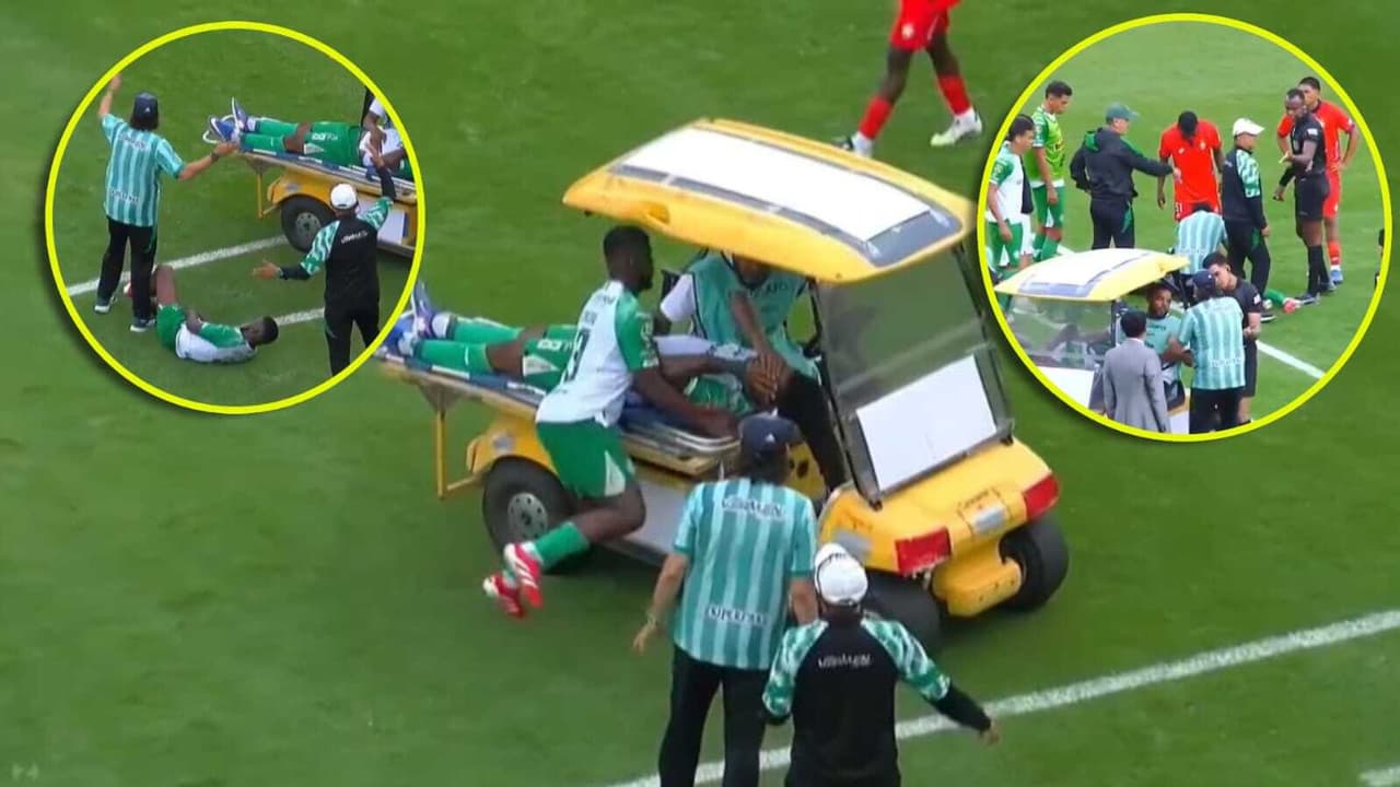 ¡Insólito! Carrito médico atropella a jugador en la liga de Ecuador