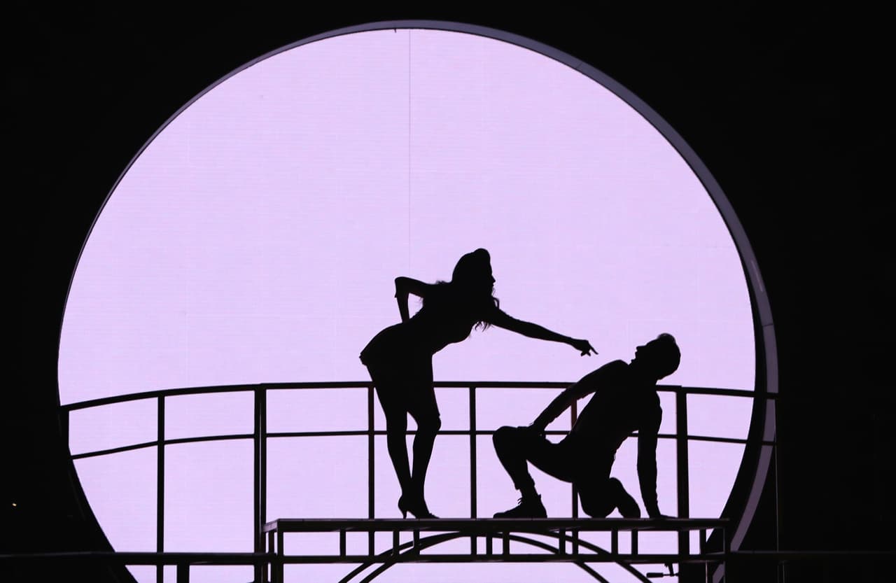 A ritmo de 'Candyman', Ana salió a conquistar el escenario.