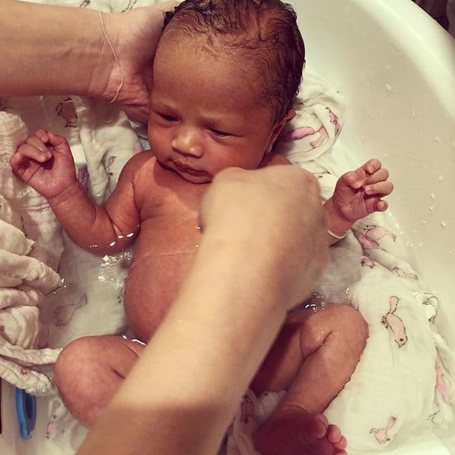 Luna fue una bebé muy deseada por la modelo y el cantante.