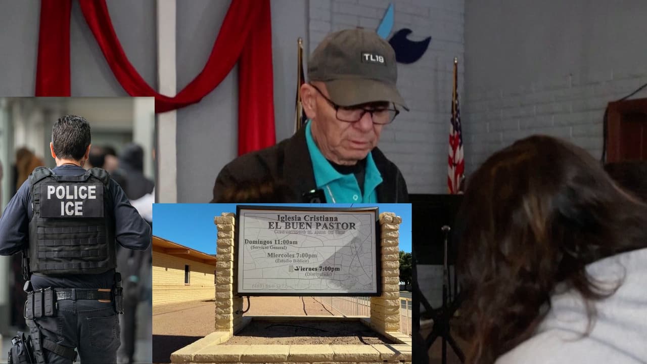 Cada jueves, agentes migratorios llevan desde el Centro de Detención de Eloy a un grupo de inmigrantes a la Iglesia Cristiana El Buen Pastor en Mesa, Arizona, en donde desde hace 7 años se encargan de darles refugio, comida e internet, pero ahora temen poder seguir con su misión y así se están preparando