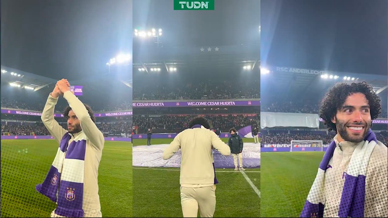 'Chino' Huerta fue presentado con Anderlecht 