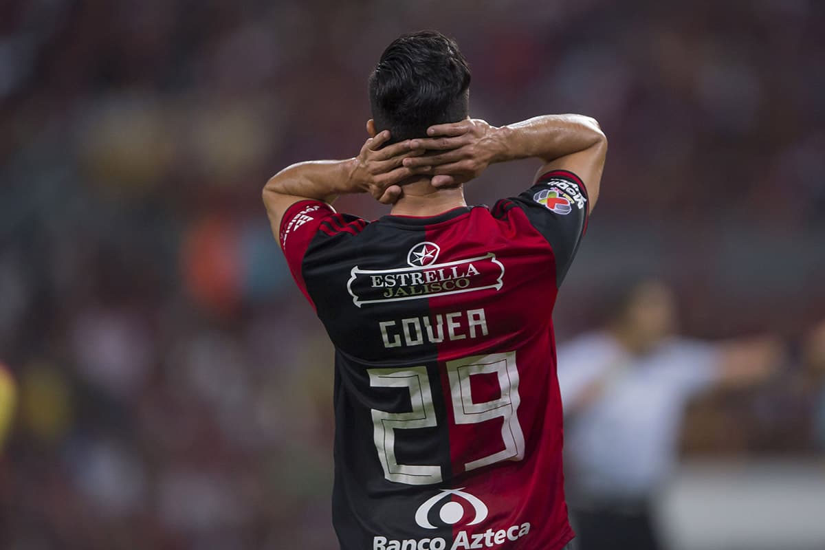 El mediocampista Ismael Govea refleja la impotencia de Atlas durante el juego, porque generó muchas opciones y no pudo anotar.