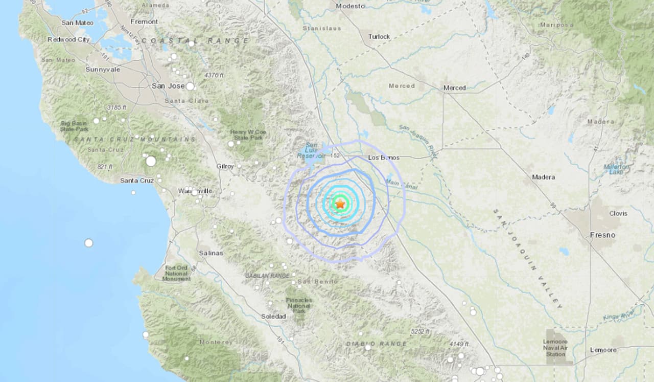 Dos sismos de mediana intensidad sacuden el Valle Central de California