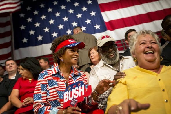 “Tomaremos las riendas de nuestro futuro en este país nuevamente", dijo Jeb Bush, el undécimo aspirante a la Casa Blanca por el partido republicano.