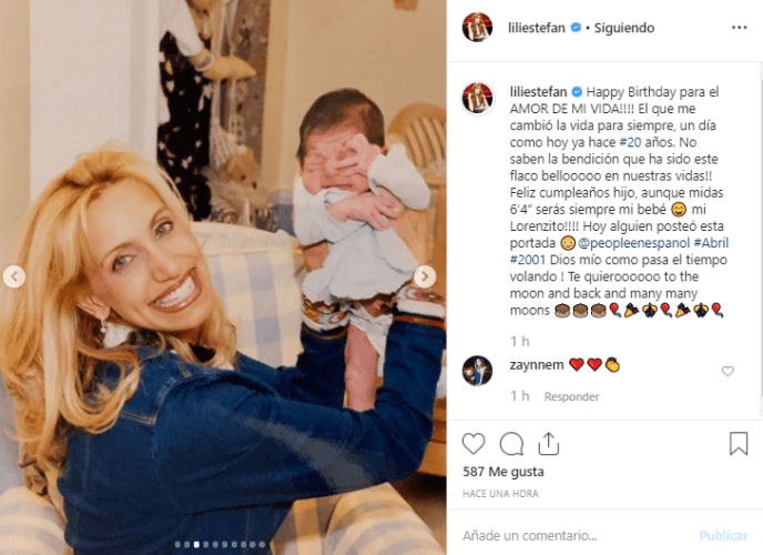 Sin duda, Lorenzo Luaces es su gran amor, tal como lo escribió hace unos años donde lo felicita por su cumpleaños. "Me cambió la vida para siempre", redactó la conductora pionera del show.