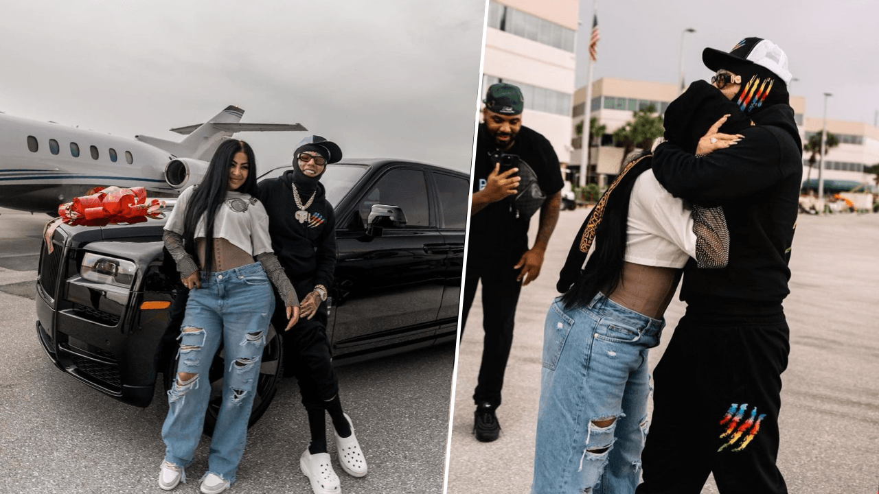 Tekashi69 le da un lujoso regalo a Yailin La Más Viral, y envían indirecta a Anuel