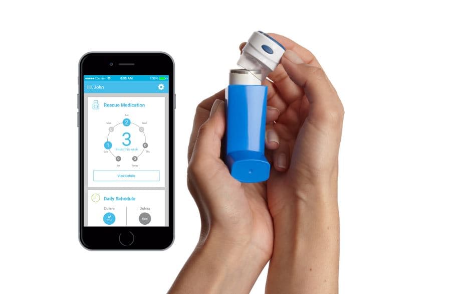 El propeller rastrea el tiempo, condiciones climáticas y lugar en que es usado el inhalador para determinar cuáles factores están empeorando el cuadro.