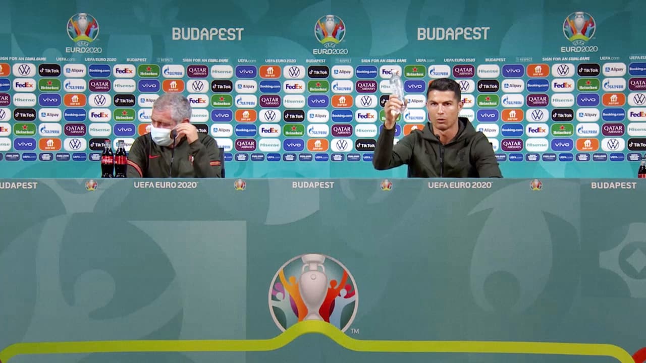 $4,000,000,000: lo que perdió Coca-Cola por un gesto del futbolista Cristiano Ronaldo