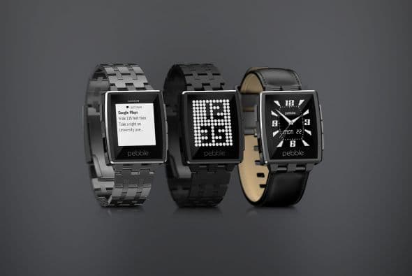 El Pebble Steel, compatible con Android y iOS lo hallarás con descuentos hasta de 49 dólares. (Imagen tomada de Twitter).