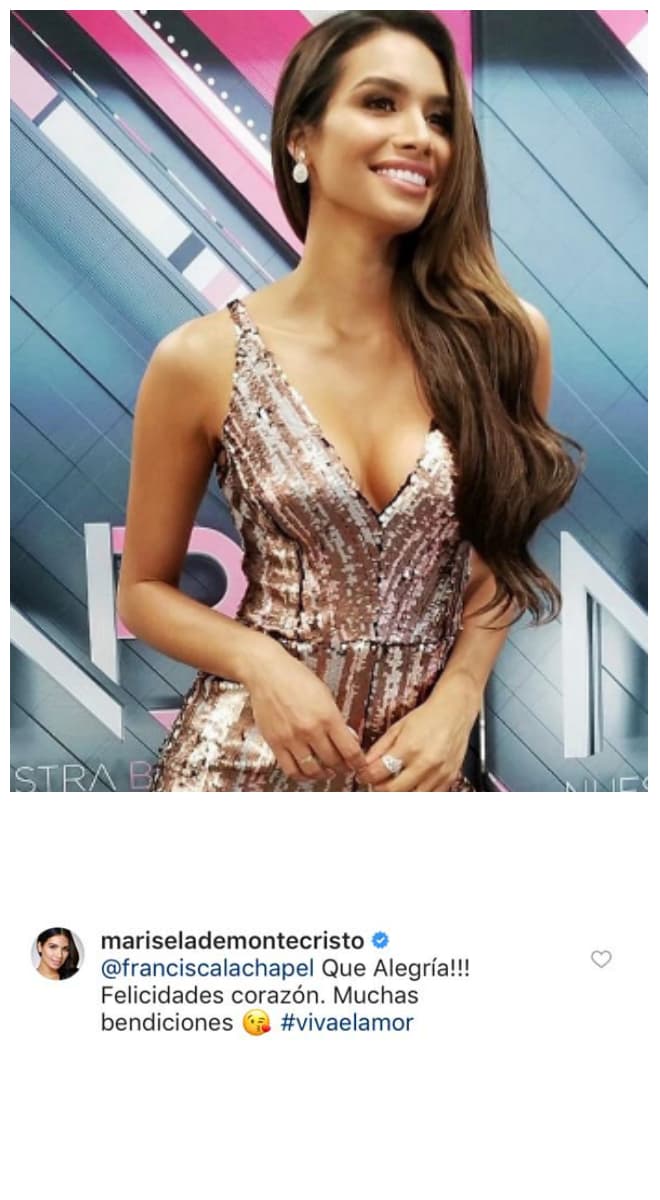 Marisela De Montecristo se alegró mucho por Francisca.