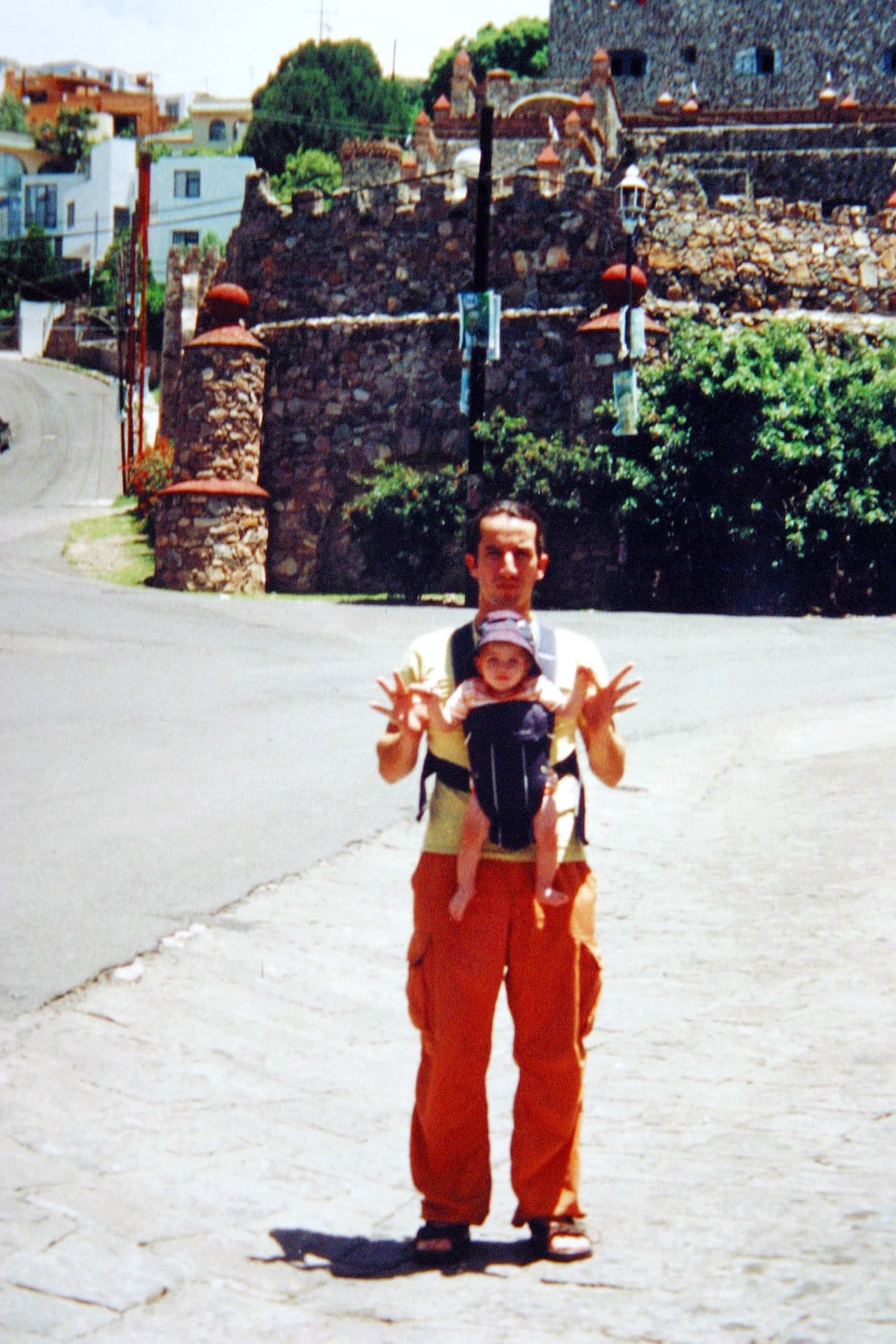 Nicolás llegó a la vida de los actores en el año 2000. La pareja se separó en 2008, en medio de rumores sobre infidelidades de parte de ambos.