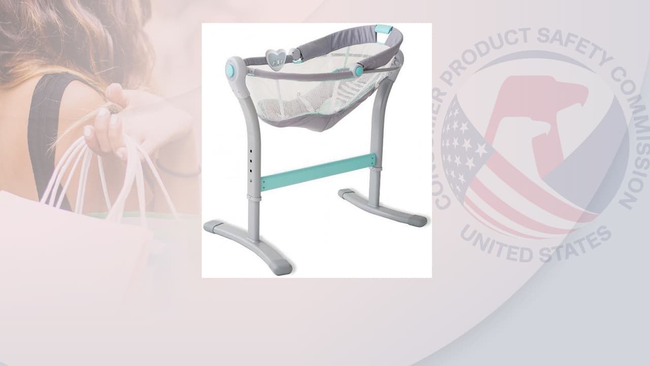 Retiran del mercado 4 tipos de mecedoras para bebé por riesgo de asfixia