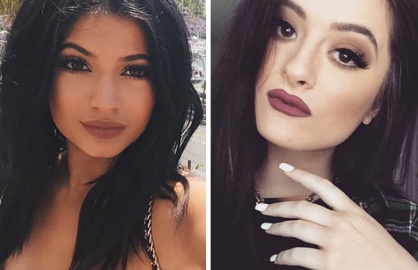 Aunque en un principio no pretendía parecerse a Kylie, ahora le encanta imitarla.