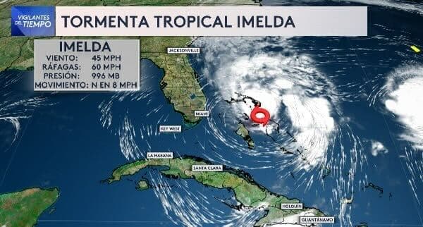 Tormenta Imelda ocasionará oleajes fuertes y resaca en costa de Florida