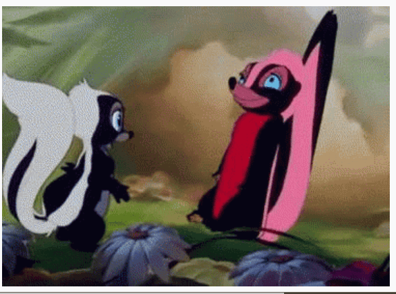 Flor, zorrillo de 'Bambie'