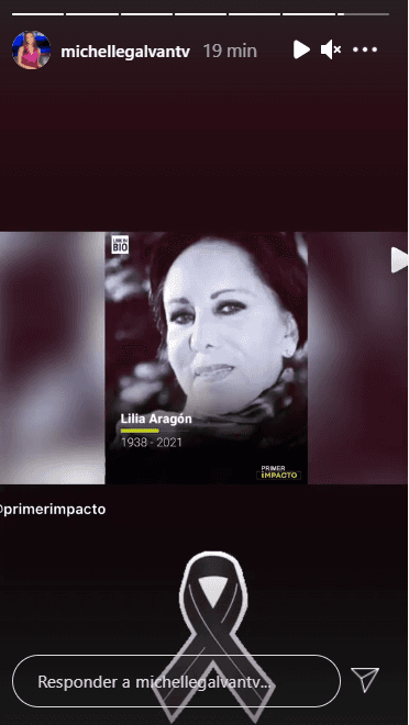 La presentadora de 
<b>Primer Impacto</b>, 
<b>Michelle Galván</b> compartió un pequeño fragmento de la extensa trayectoria de la actriz.