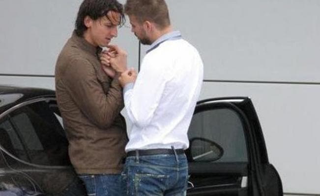 Piqué aclara polémica sobre la foto con Ibrahimovic