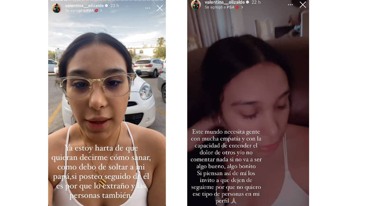 Valentina Elizalde se defiende.