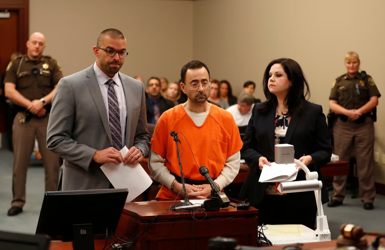 Nassar fue condenado a 175 años de prisión por abuso sexual y otros delitos relacionados.