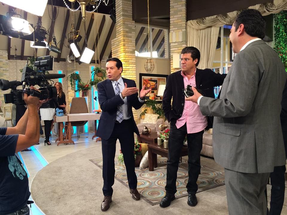 Así se vive el detrás de cámaras.