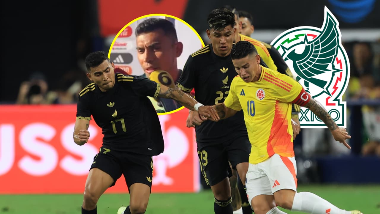 Orbelín Pineda pide "aceptar la realidad" del Tri tras perder ante Colombia