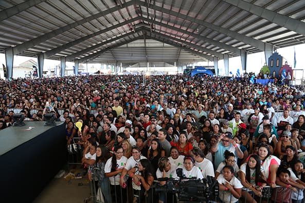 Miles de fans disfrutaron de su música en Fiestas Patrias.