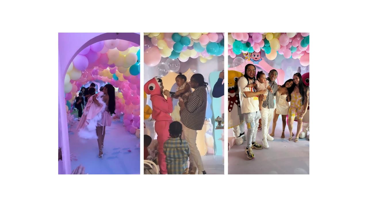 Así fue la fiesta que Yailin La más Viral y Tekashi 6ix9ine prepararon para Cattleya.