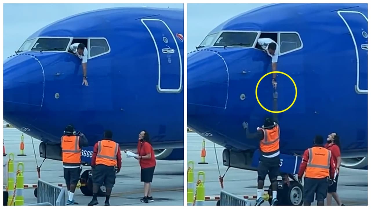 Captan a piloto de Southwest cuando hace curiosa maniobra en favor de un pasajero