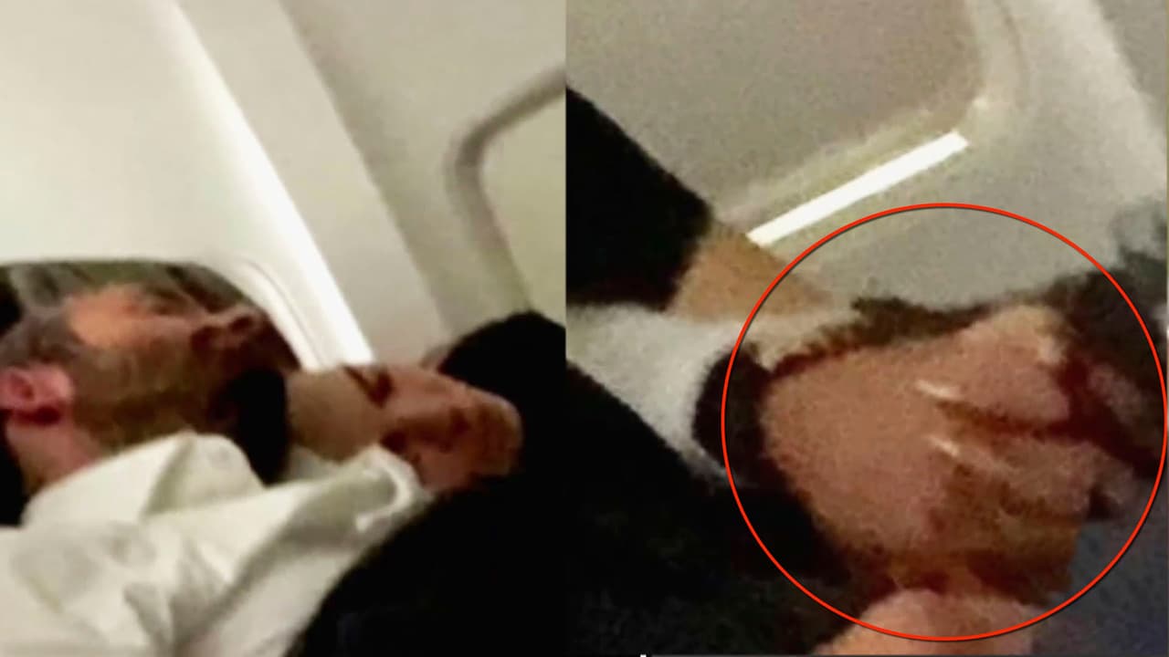 Belinda viaja acompañada por un hombre con el que se le ve muy cariñosa y todos quieren saber quién es