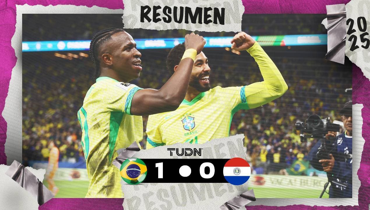 Brasil gana a Paraguay y clasifica directo al Mundial 2026