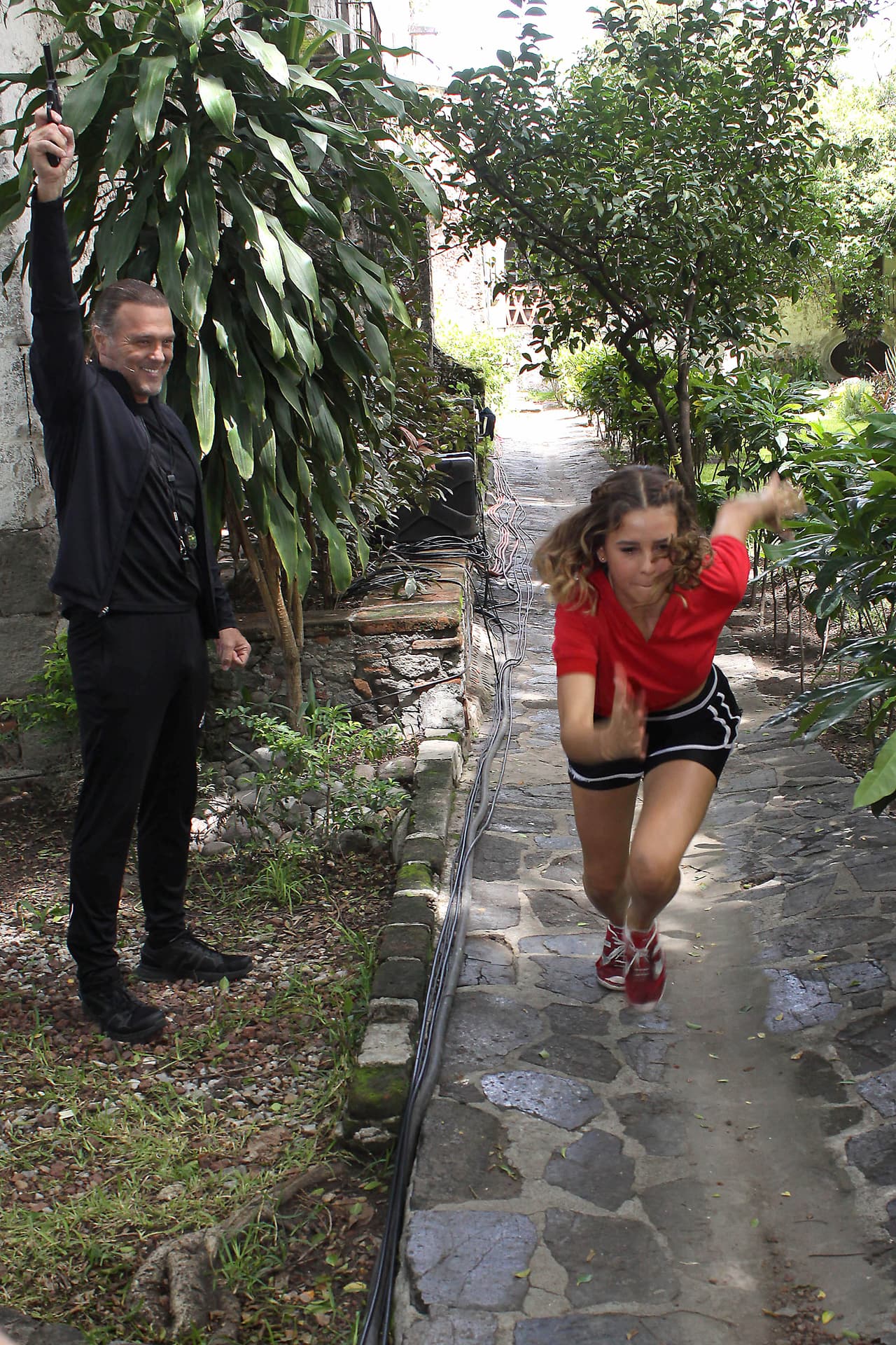 Para presentar la historia de la telenovela, el elenco preparó algunas escenas para que los medios de comunicación conocieran más de la historia.