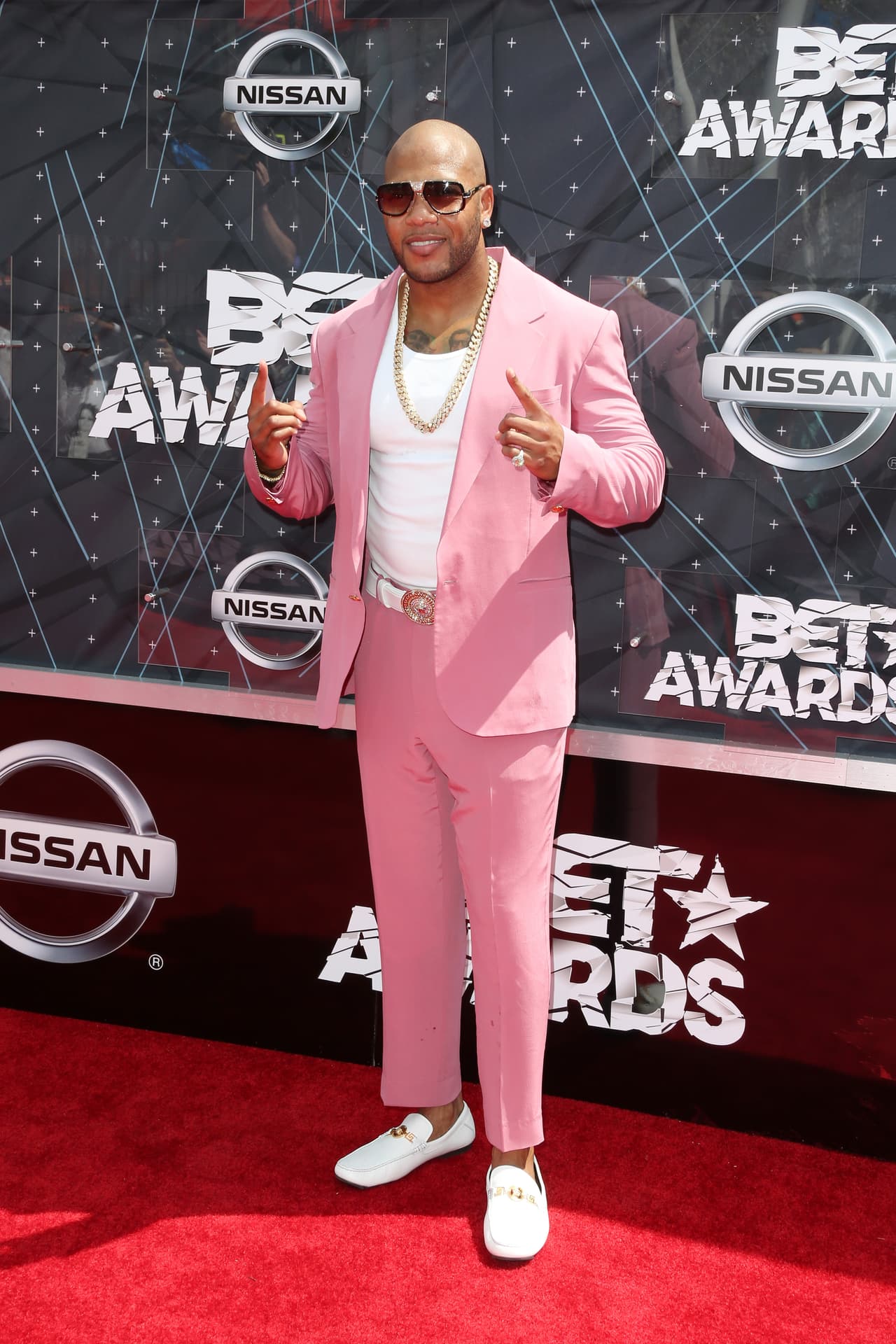 El rapero Florida también se dio cita en la noche de los BET Awards.