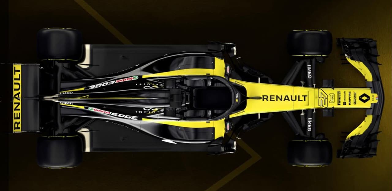 La incorporación del halo de seguridad parece haber sido bien resuelta por el equipo. El motor de este monoplaza será un V6 de 1.6 litros, con un límite de 15,000 revoluciones por minuto.
