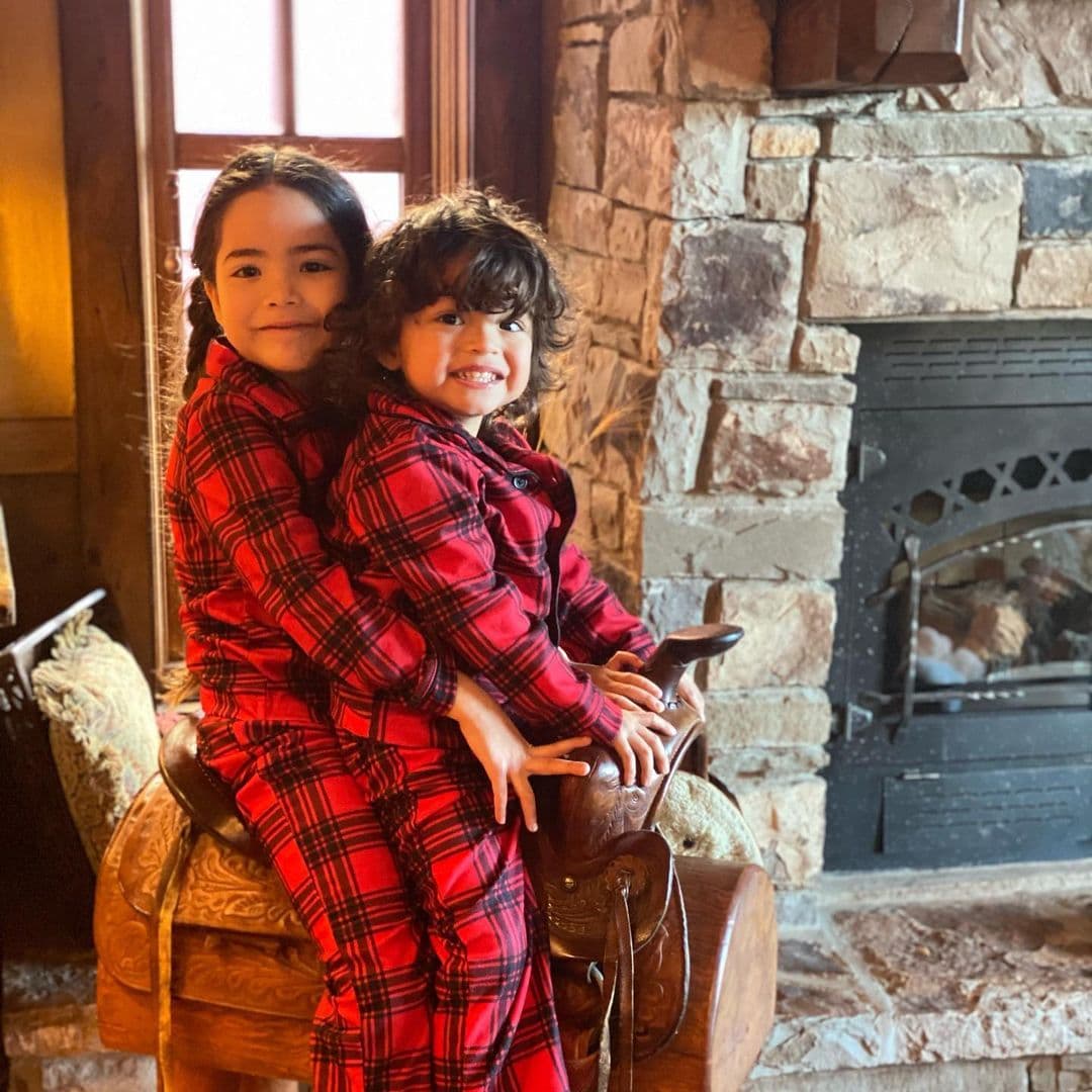 Gael y Giulietta, hijos de Ana Patricia y su hermano Luis Carlos, alegraron los días de la familia Martínez.