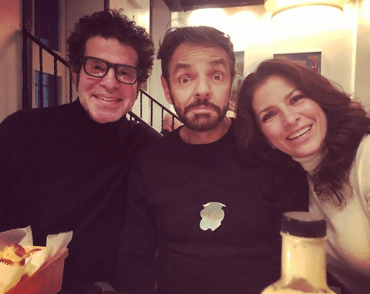 Eugenio y Alessandra también aprovecharon para reunirse con viejas amistades.