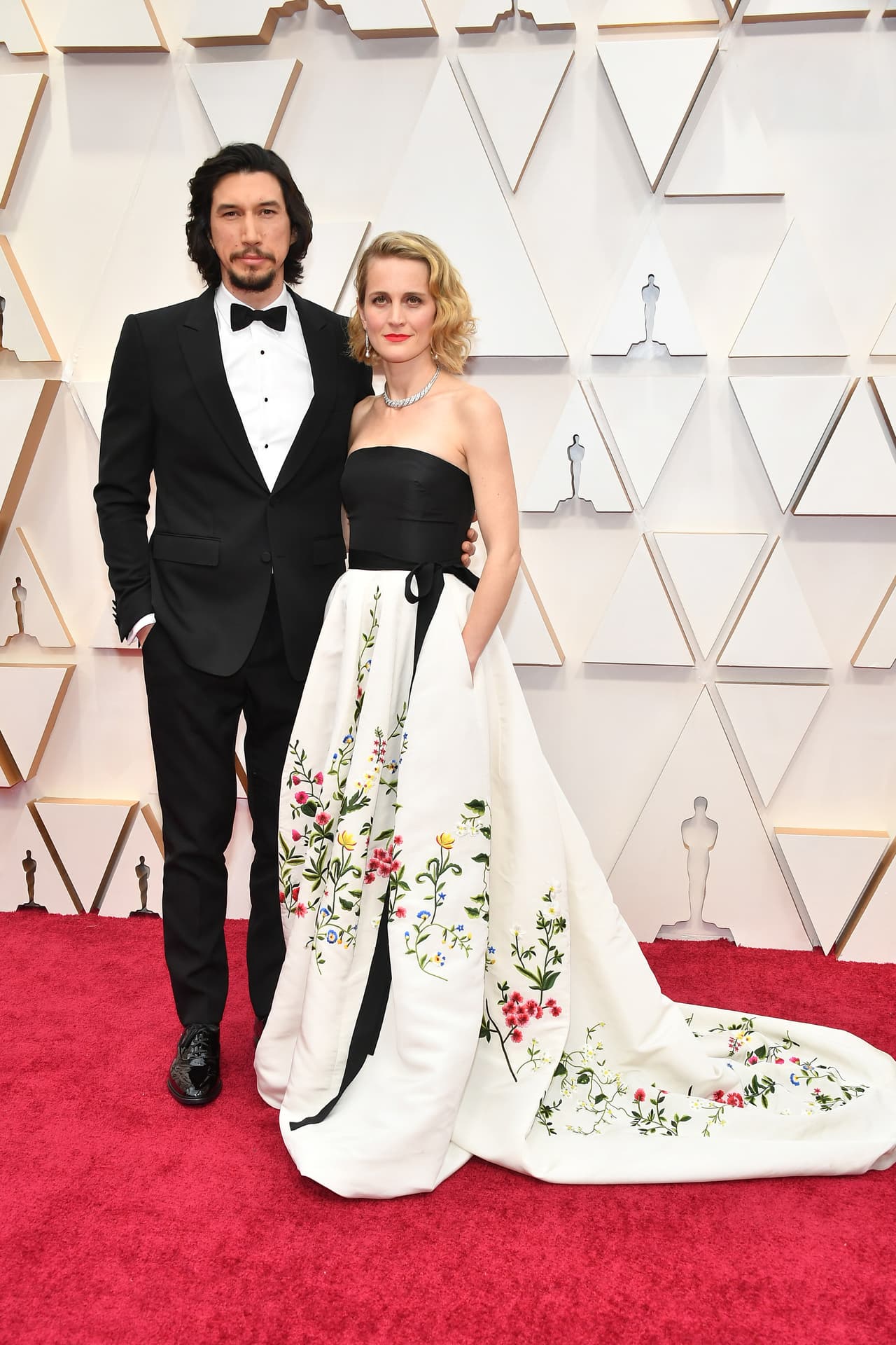 Adam Driver y Joanne Tucker.