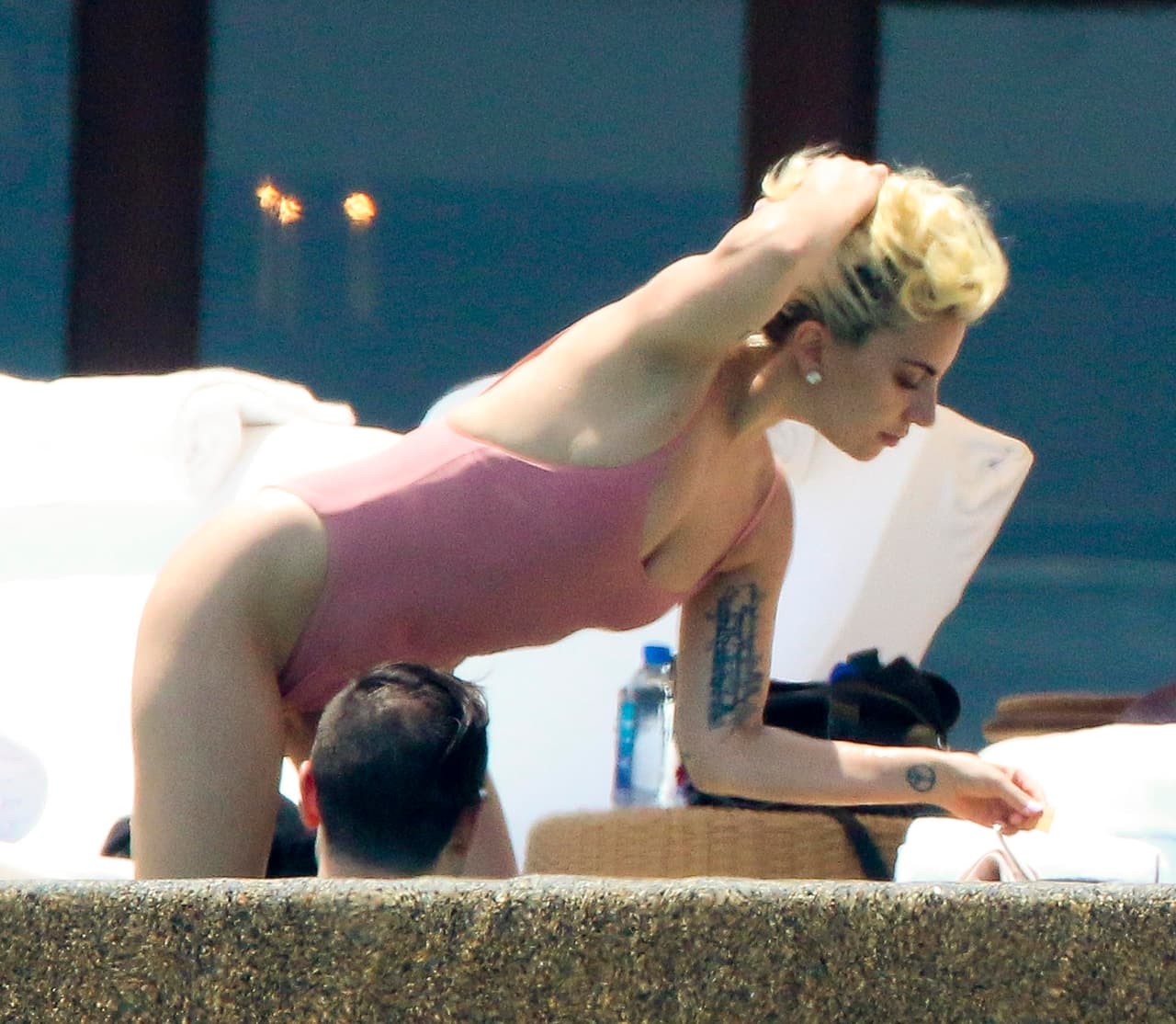 O tal vez posaba para los paparazzi.