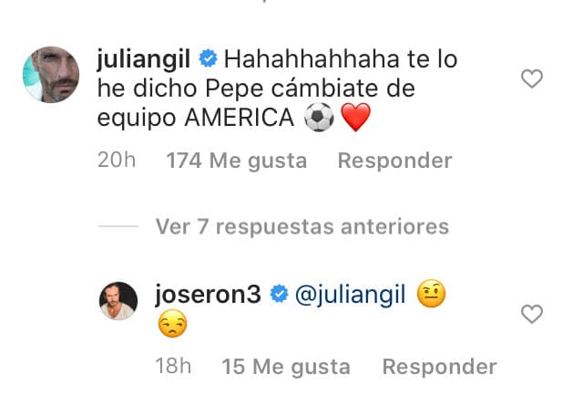 "Te lo he dicho, Pepe. Cámbiate de equipo. América". 
<br>