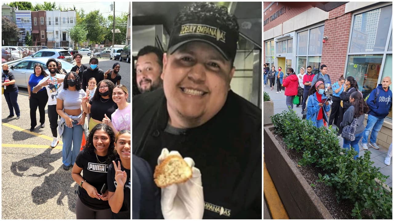 Rafael Vargas el colombiano que triunfa vendiendo empanadas en un camión de Nueva Jersey