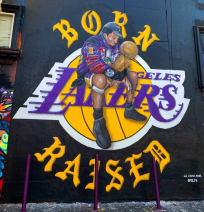 Las calles de las principales ciudades de los Estados Unidos se adornan con las asombrosas muestras de amor para la leyenda de la NBA.