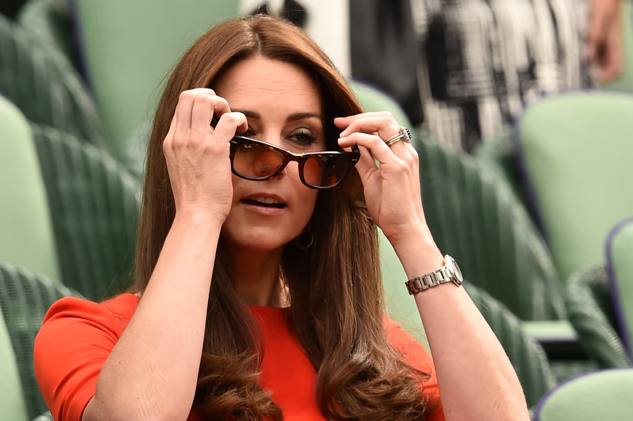 Kate Middleton se aseguró de no dejar el glamour en casa.