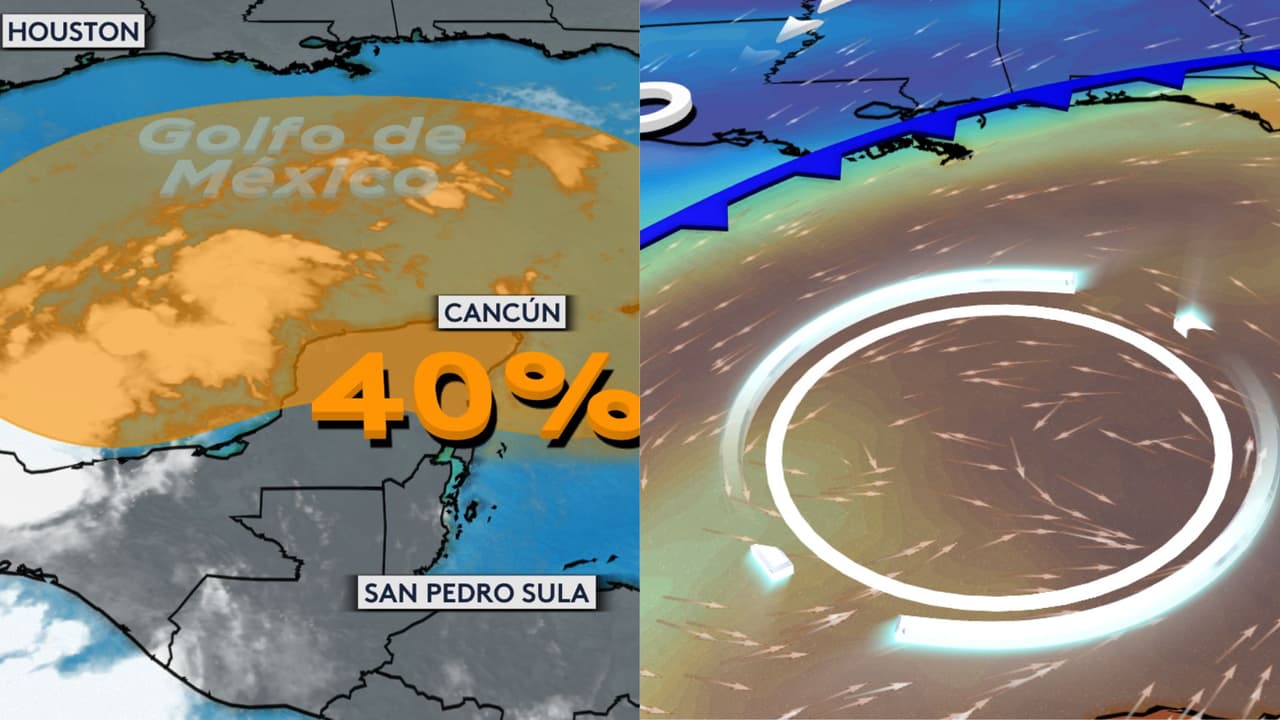 Más riesgo para Florida y menos para Texas: detalles de la posible formación de una depresión tropical