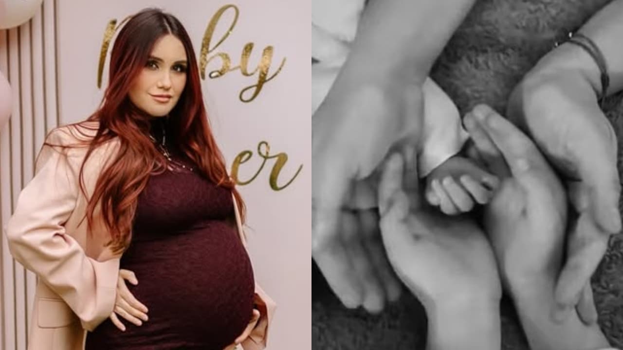 Dulce María presume fotos inéditas del ‘baby shower’ de su bebé recién nacida
