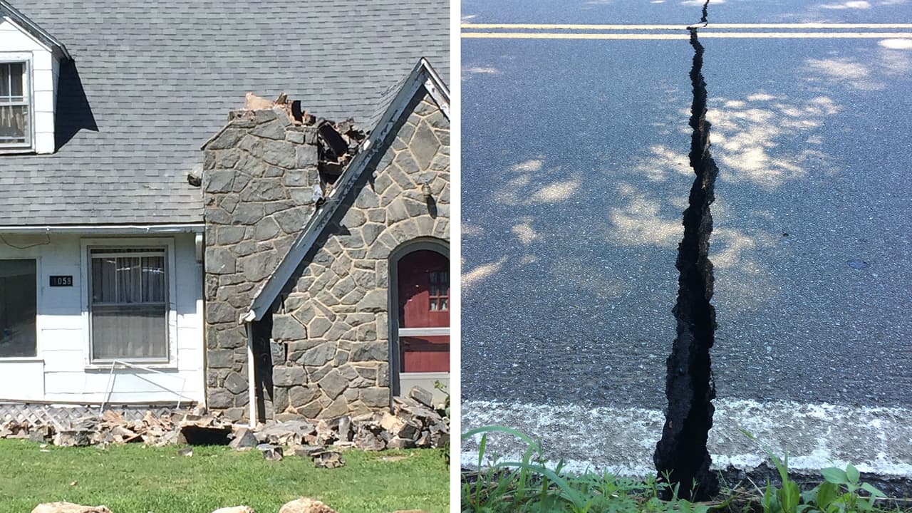 Sismo de 5.1 sacude el noroeste de Carolina del Norte y causa daños en viviendas y carreteras