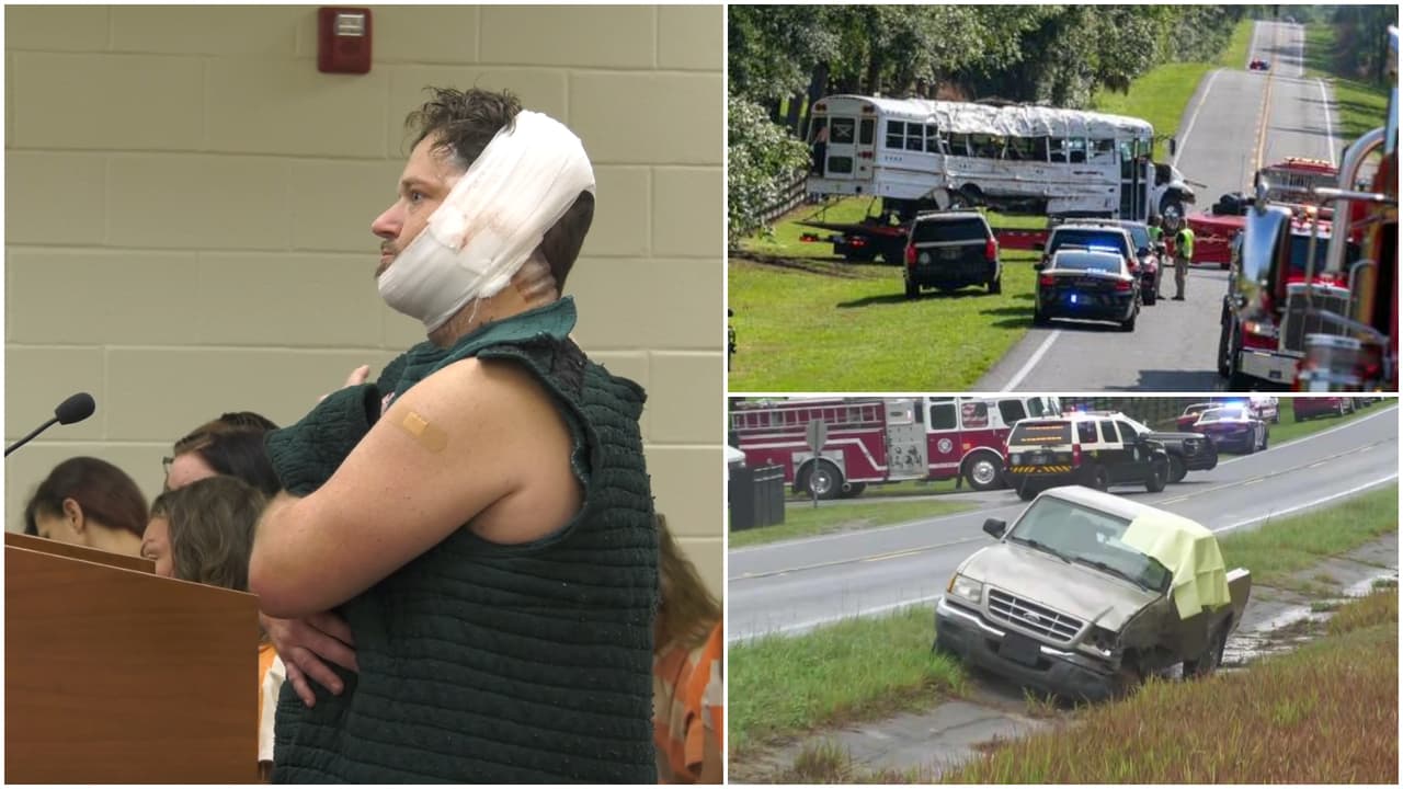 Conductor admitió fumar marihuana y tomar fármacos antes de chocar contra el bus en Florida