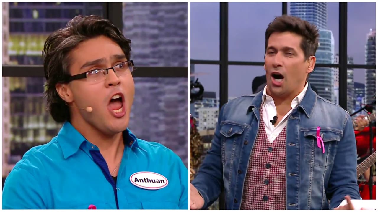 Muchos flechados mostraron sus talentos en el programa para conquistar a los amorosos, pero no contaban con los talentos de Rafa. Así le pasó a Anthuan, un cantante de ópera quien llegó por Janelle y descubrió que nuestro conductor también tenía dotes de tenor.