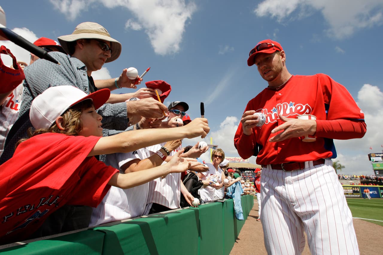 Pronto se convirtió en un ídolo de los fanáticos de Phillies, con los que estuvo hasta el final.