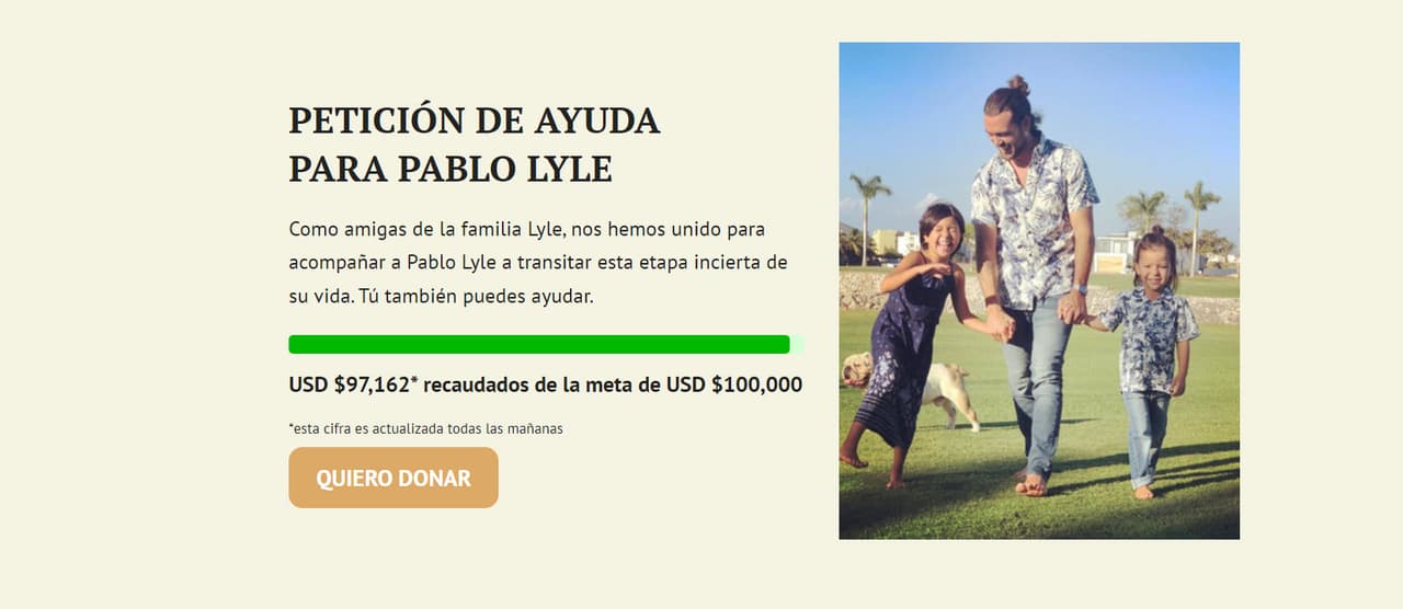 Hasta la mañana de este lunes 26 de diciembre
<b> se tenía registro de 97,162 dólares</b>, casi la meta que se propusieron.