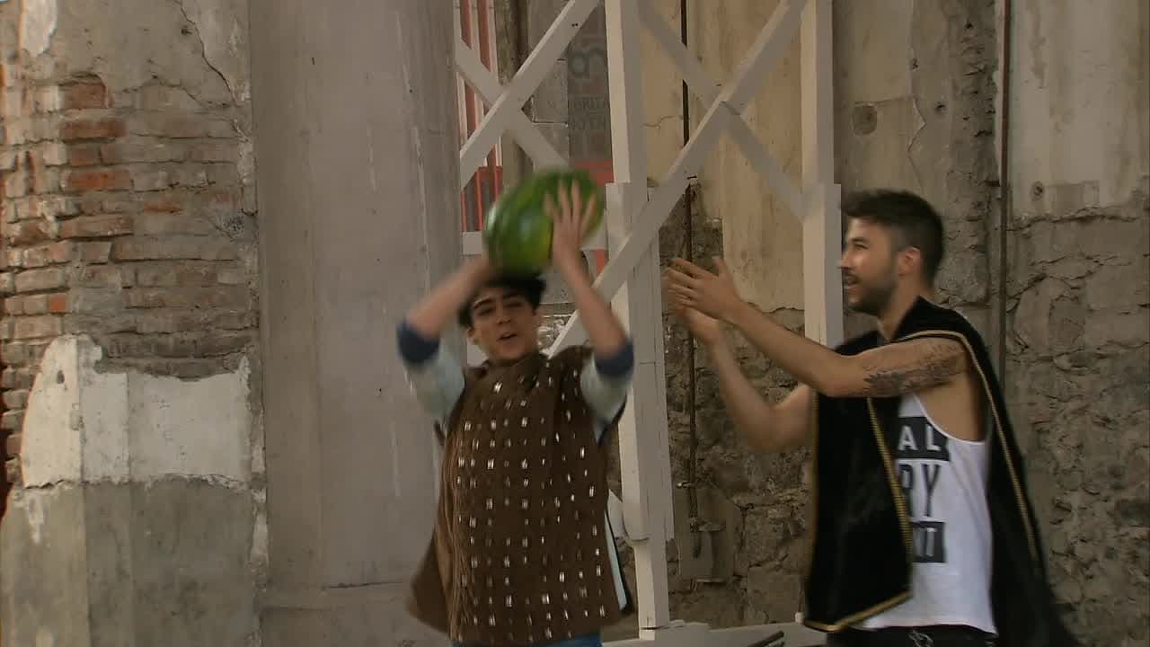 Juego medieval de la sandía