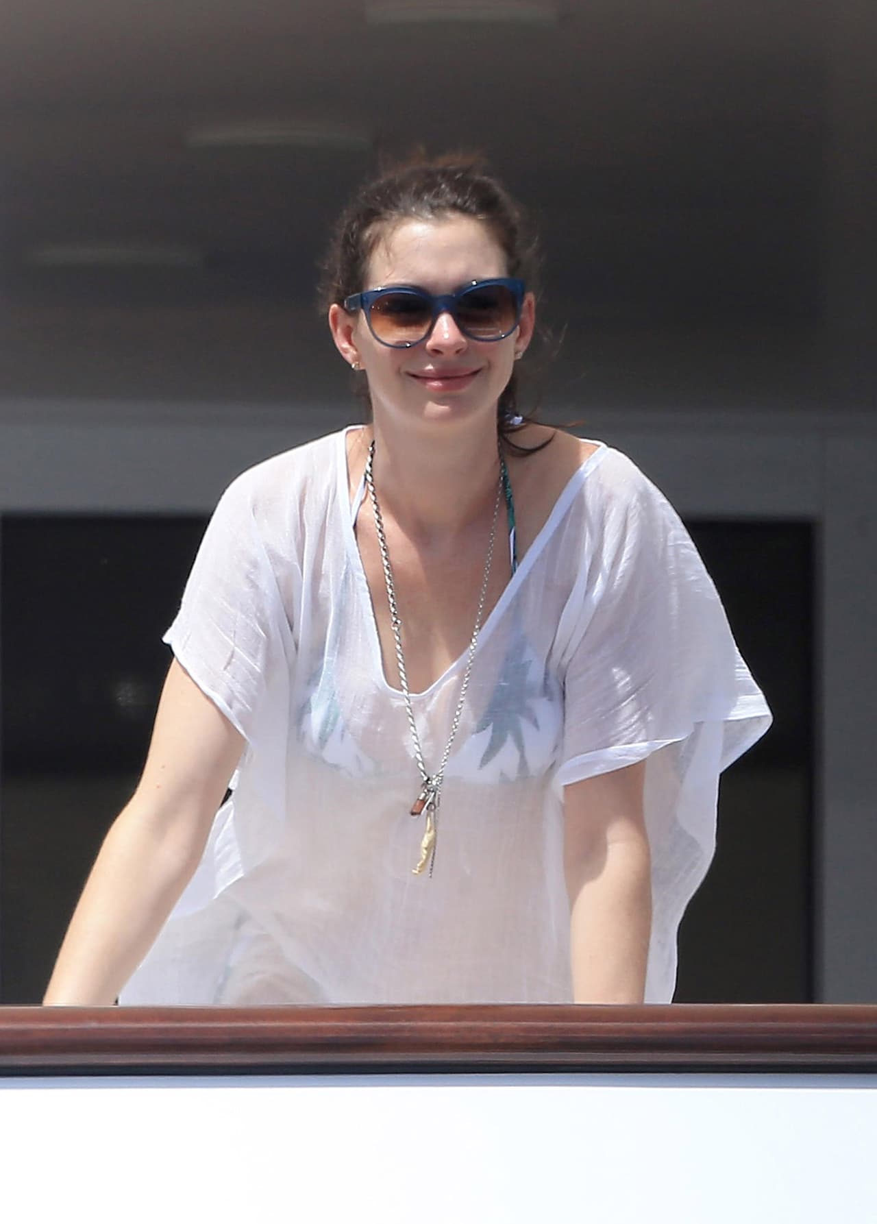 La actriz se fue de vacaciones a España.